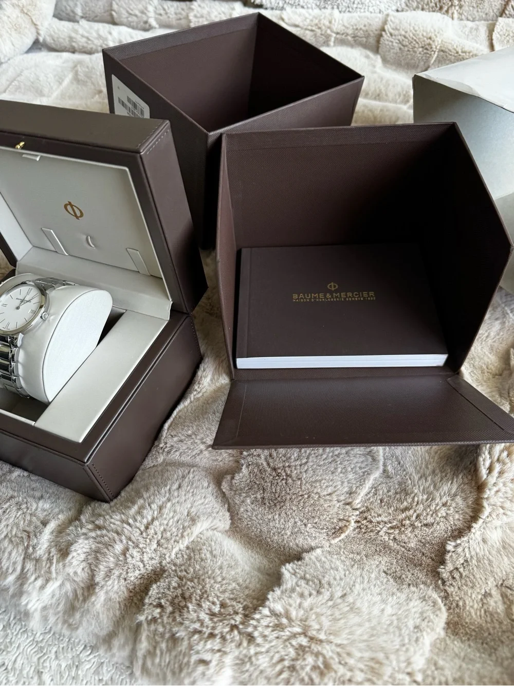 Baume & Mercier Stainless Steel Silver Dress Watch